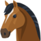 Horse Face emoji on Facebook